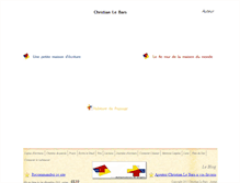 Tablet Screenshot of christianlebars.fr